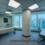 Quiet zone in Dubai coworking space for focused tasks