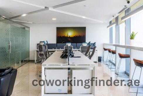 High-rise office building view on Sheikh Zayed Road