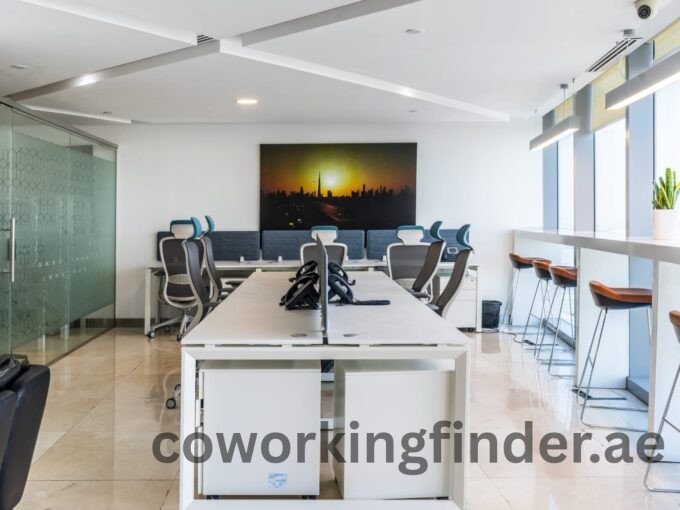 High-rise office building view on Sheikh Zayed Road