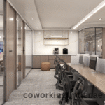 A young team celebrating a milestone in their private office