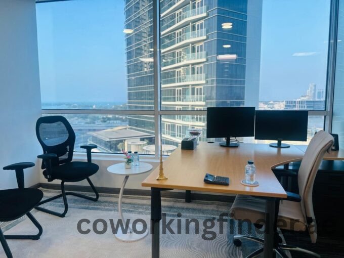 Shower facilities in Dubai coworking space for freshening up