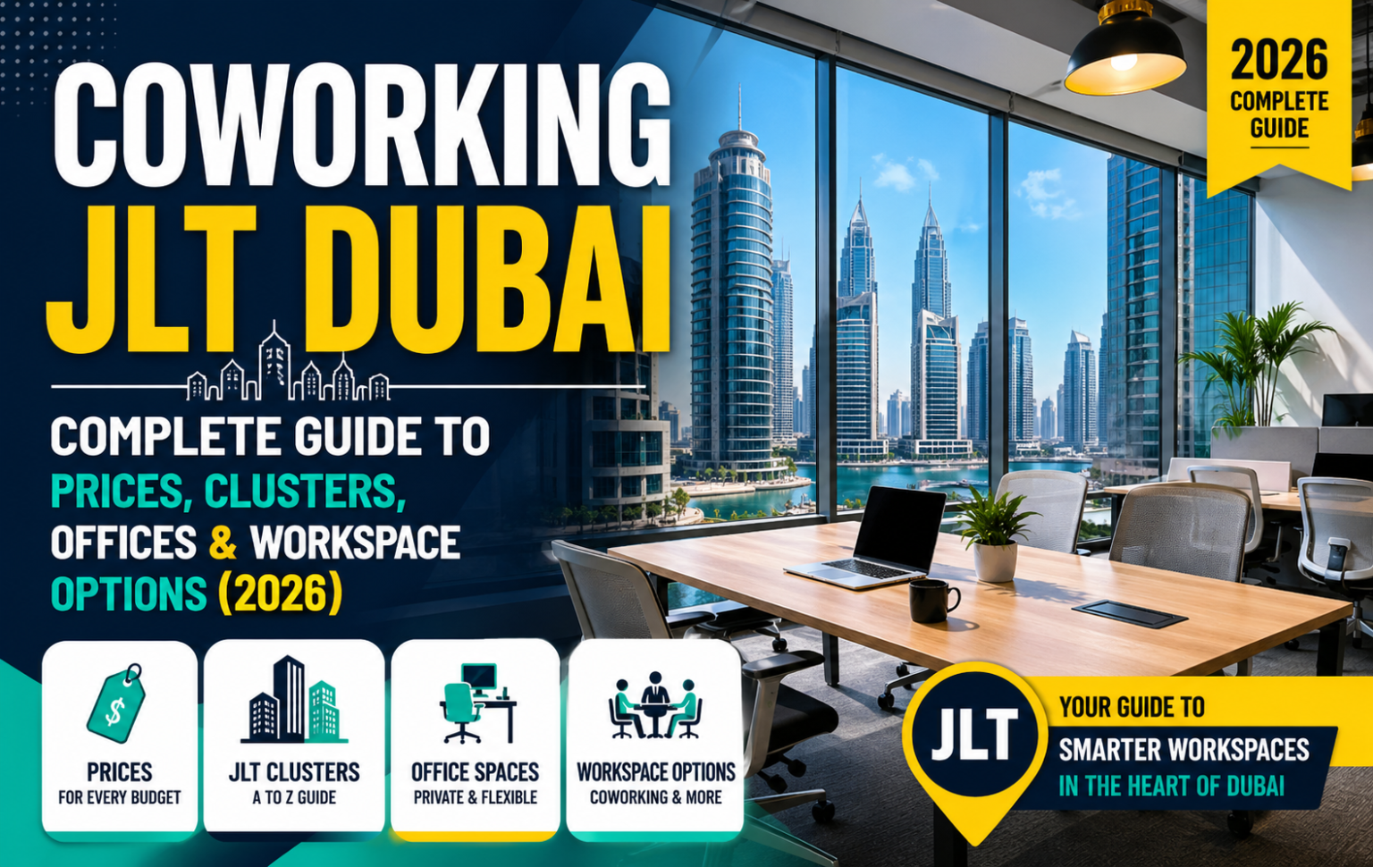 Hidden costs of renting coworking space in JLT Dubai including VAT, service charges, parking fees, and contract penalties