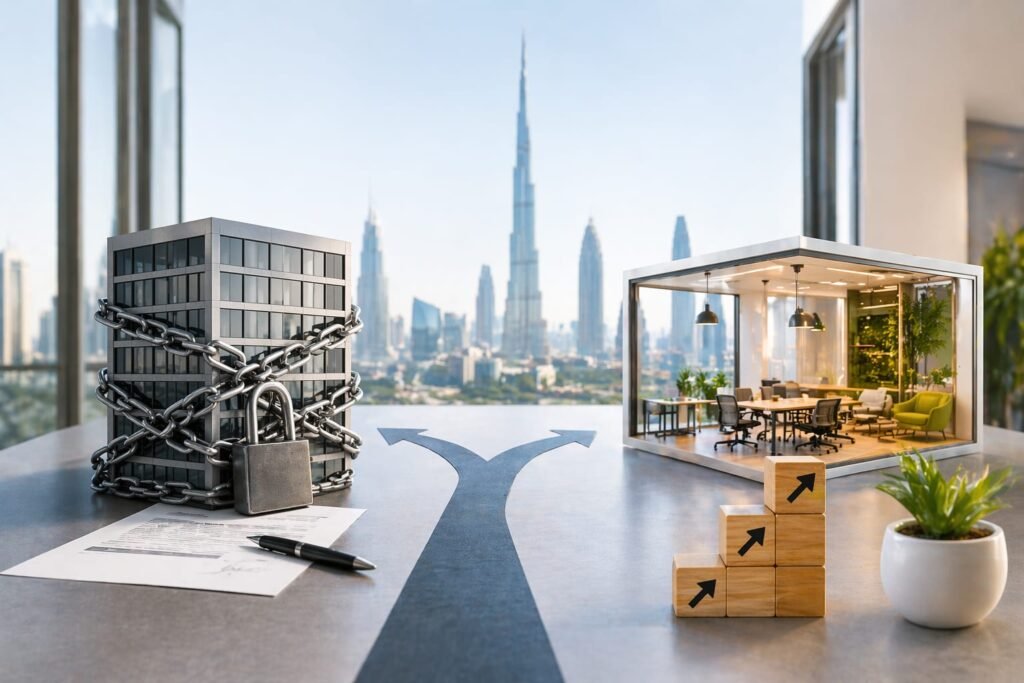 The true cost of office space in Dubai goes far beyond the headline rental price.