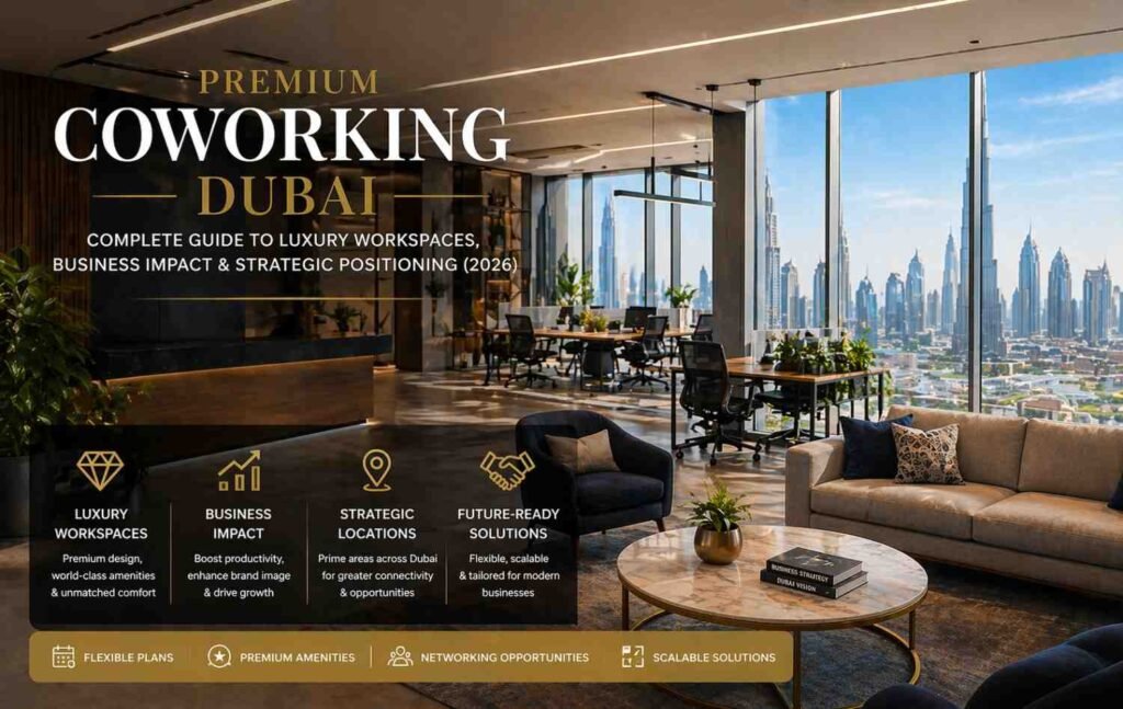 Explore premium coworking spaces in Dubai featuring luxury interiors, prime locations, and high-end work environments designed for growing businesses and professionals.