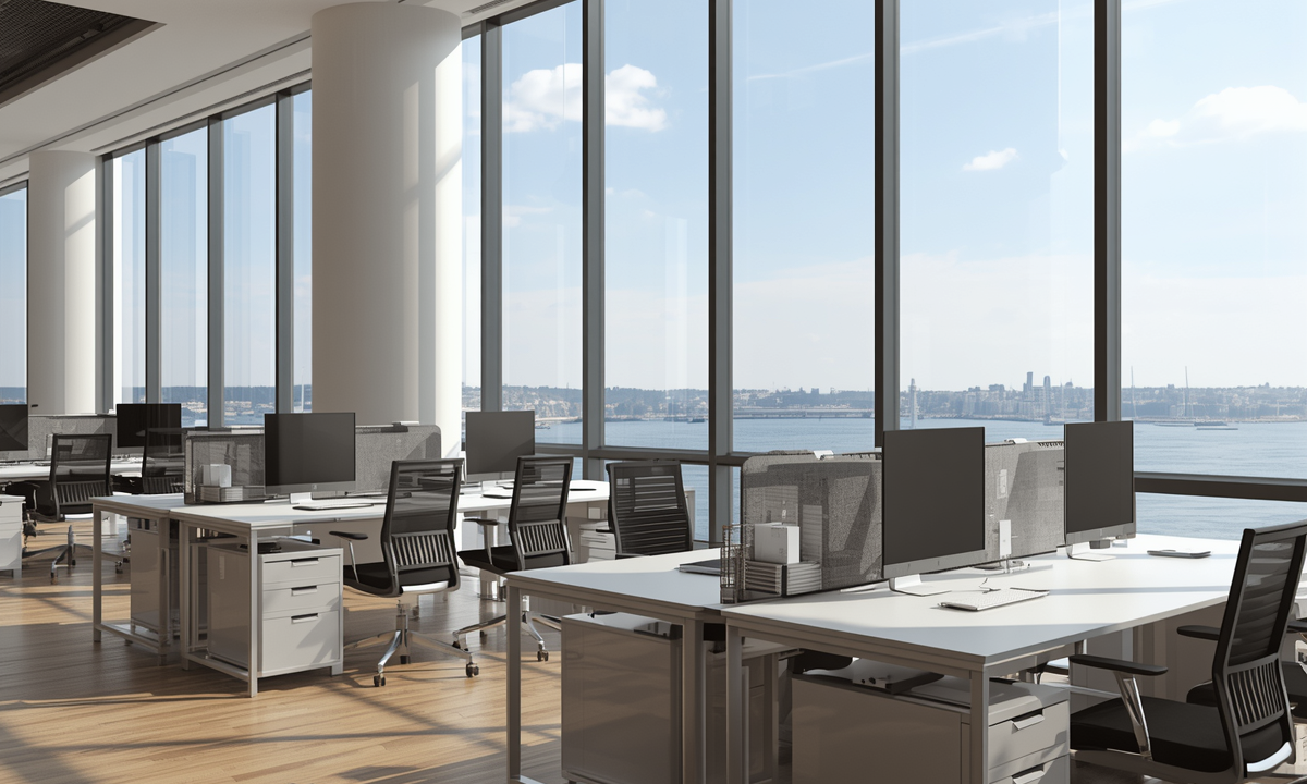 Cheapest office space for rent in Dubai showing affordable modern workspace for startups and businesses.