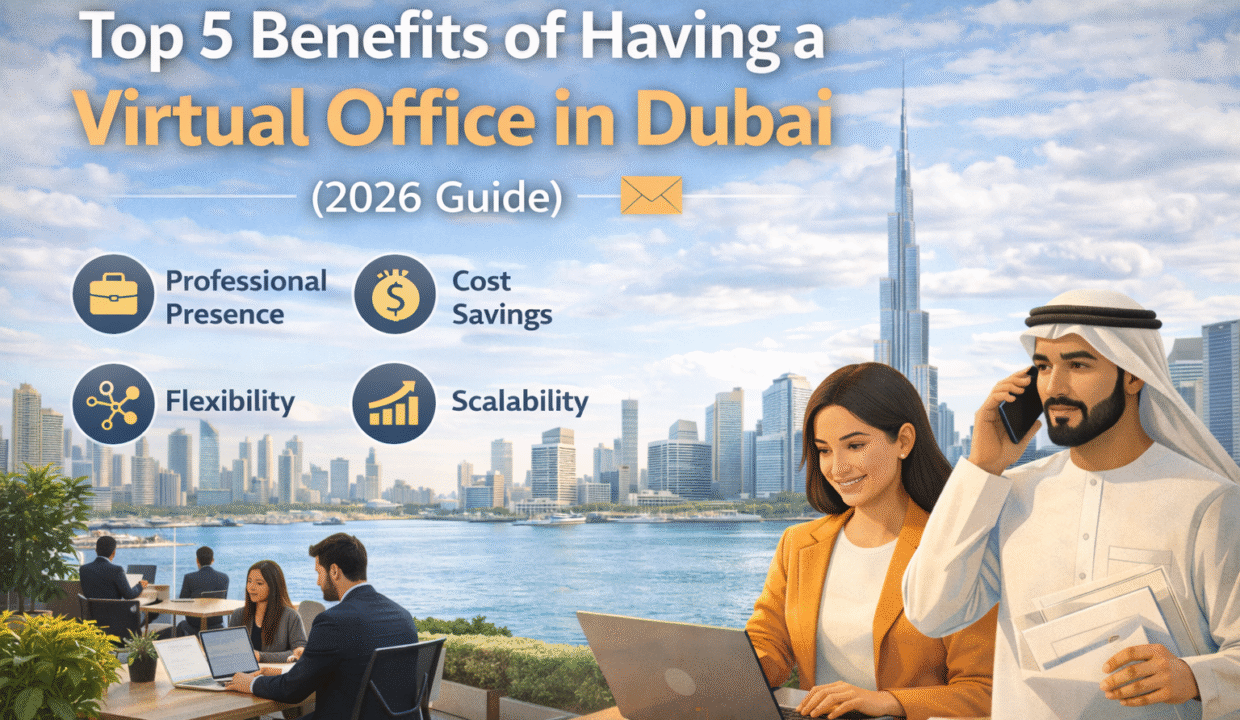 Top 5 benefits of having a virtual office in Dubai for businesses in 2026