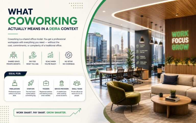 Understanding coworking spaces in Deira Dubai with affordable office solutions for startups and freelancers