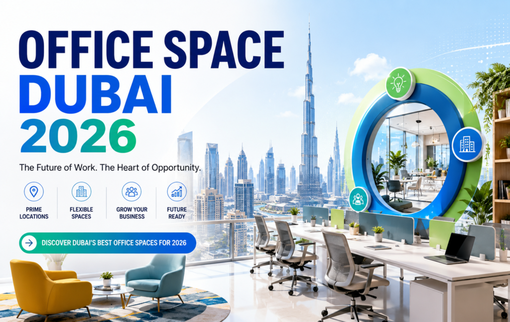 office space Dubai flexible workspaces serviced offices commercial spaces UAE