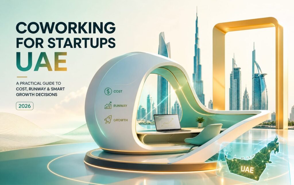 Coworking for startups UAE with modern flexible office spaces designed for entrepreneurs and growing businesses