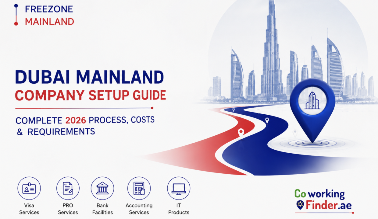 Dubai mainland company setup guide 2026 with business registration process, costs, and requirements