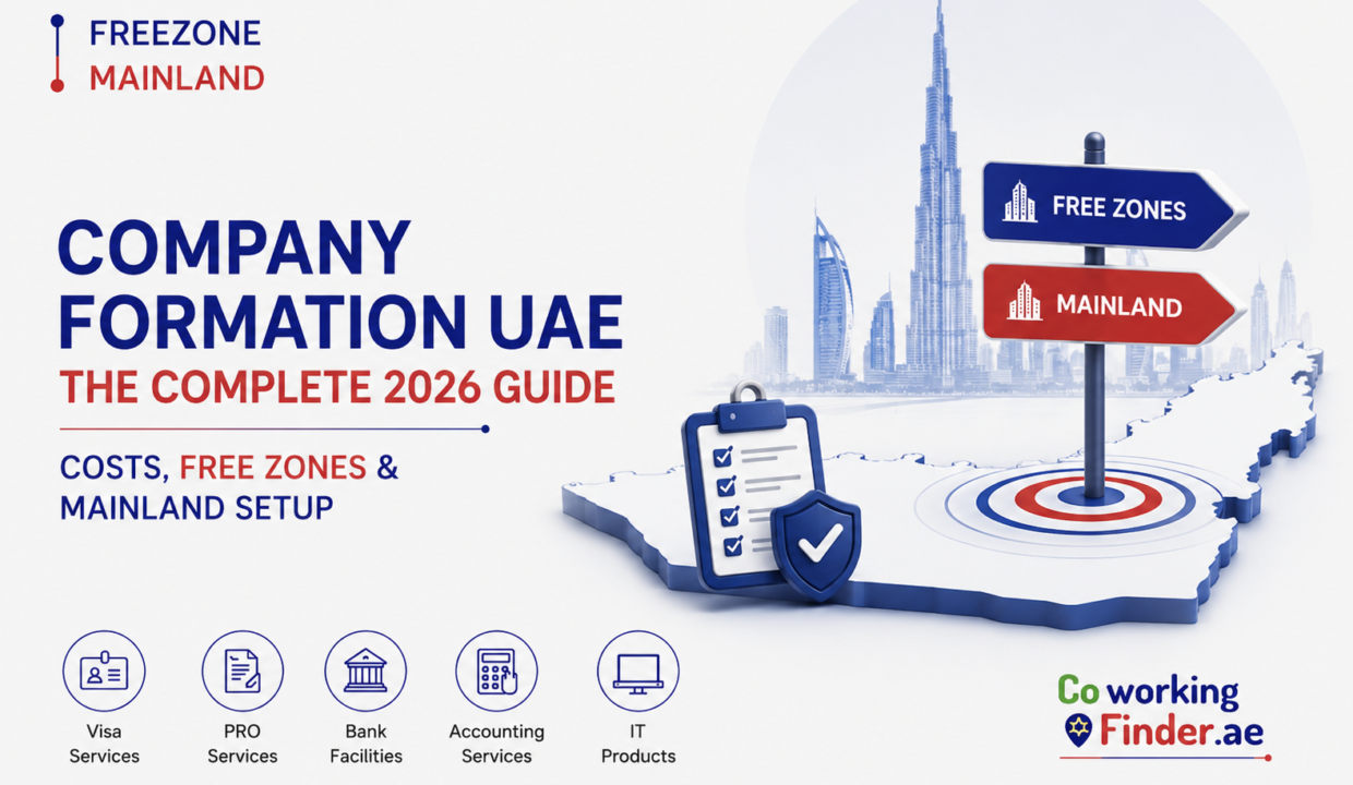 UAE company formation guide 2026 for free zone and mainland business setup