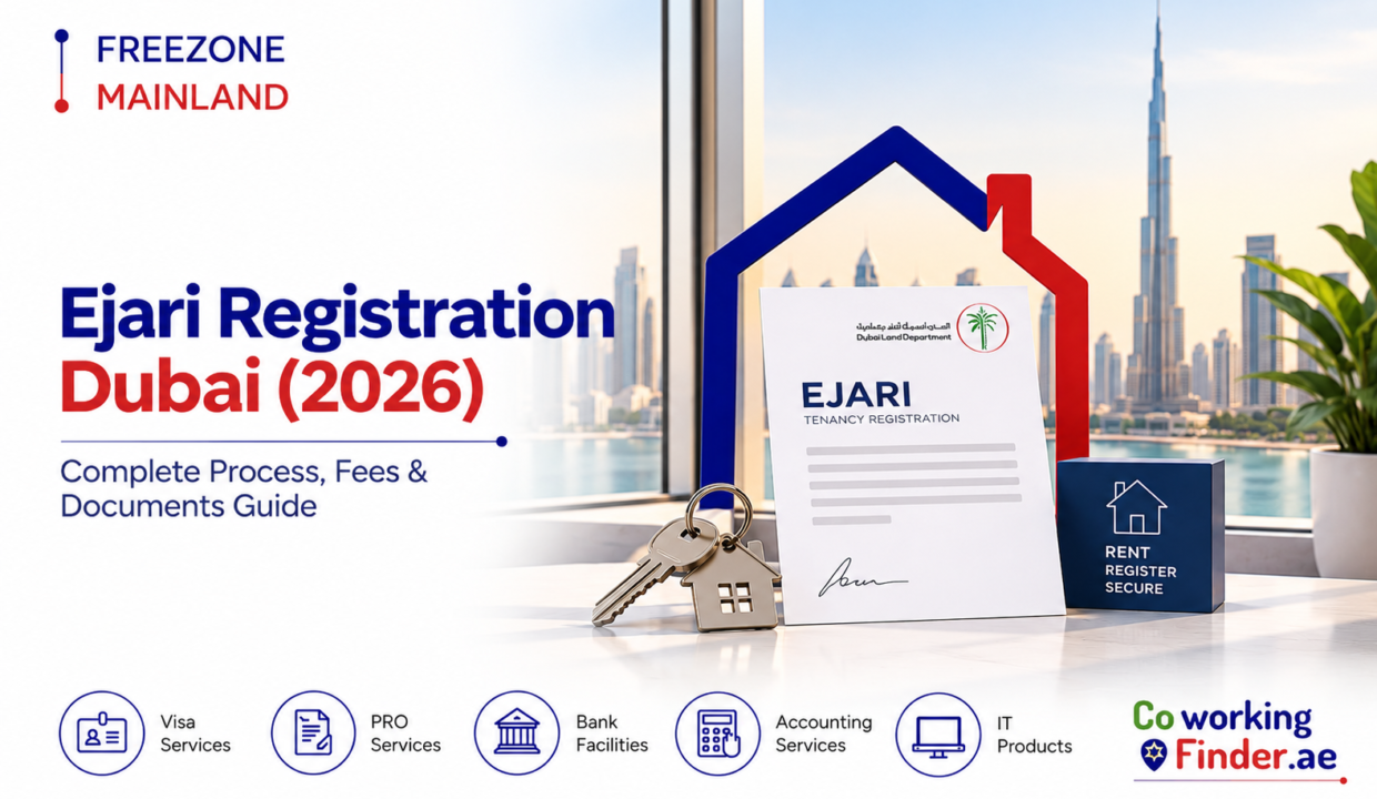 Ejari Registration Dubai 2026 guide showing the Ejari tenancy registration process, fees, and required documents