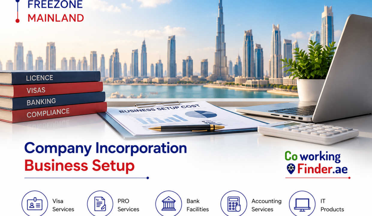 Business setup cost UAE including licence office visa and compliance costs